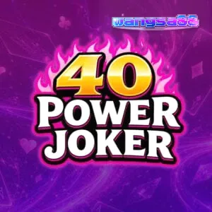 Tampilan visual slot 40 Power Joker dengan simbol klasik dan nuansa retro.